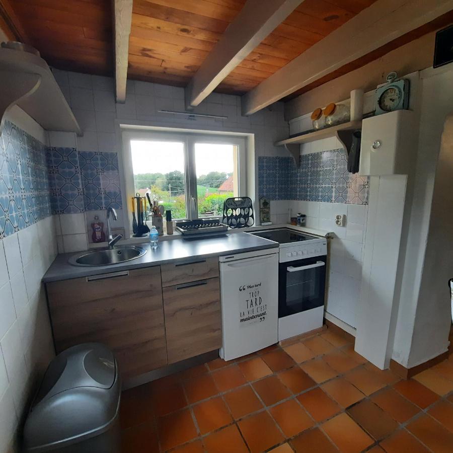 AUX PORTES DU CHATEAU Cottage intimiste et cosy à l'abri des regards propice à la detente Rinxent Exterior foto