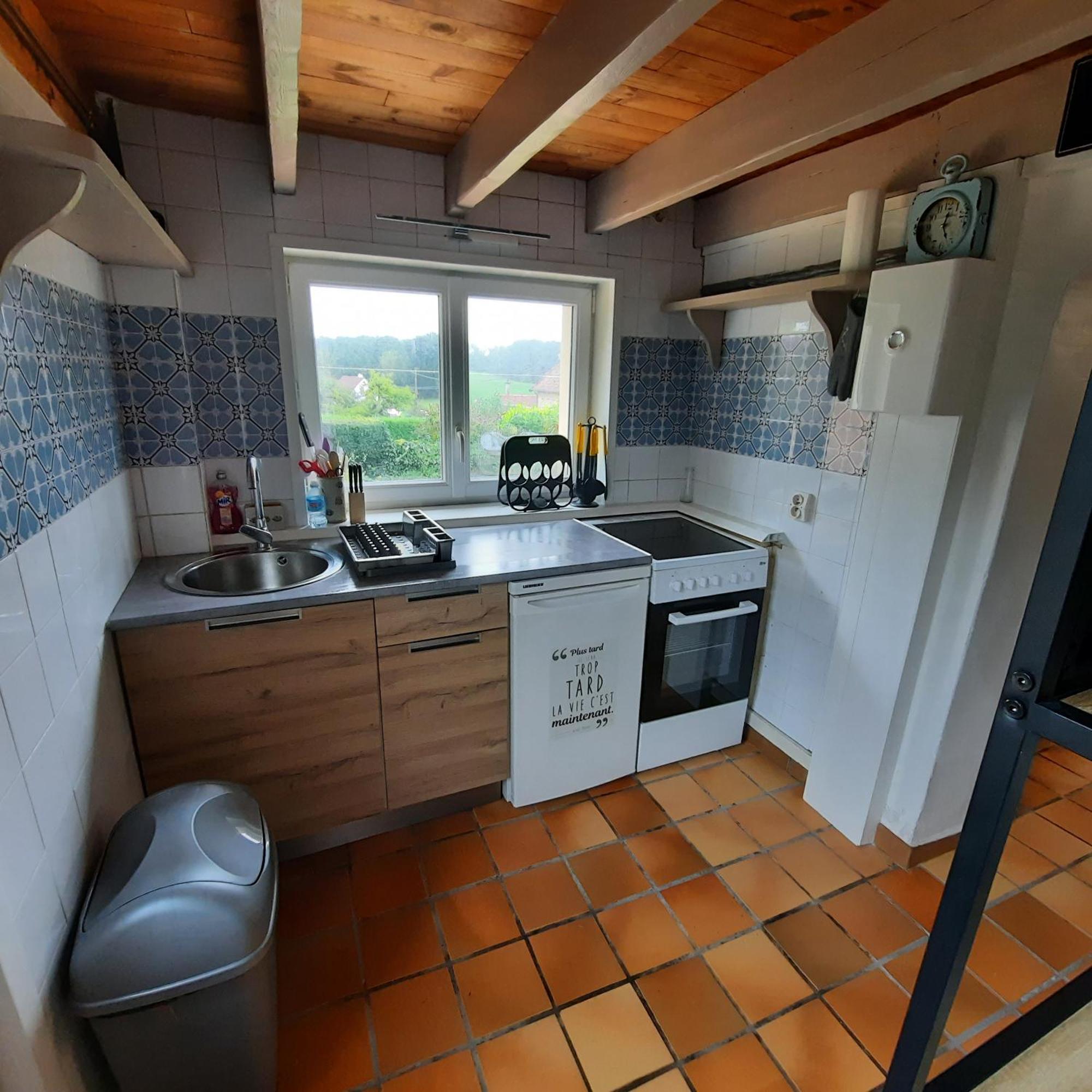 AUX PORTES DU CHATEAU Cottage intimiste et cosy à l'abri des regards propice à la detente Rinxent Exterior foto